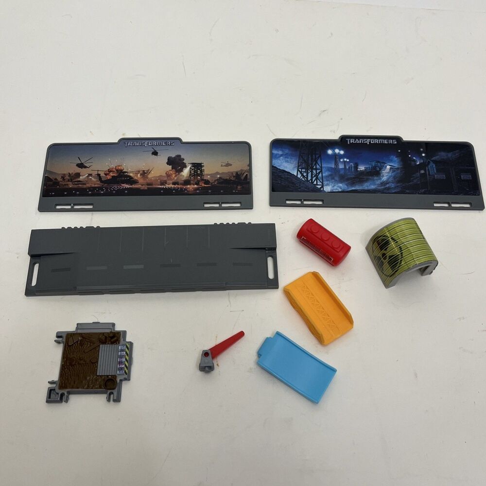 Micro Machines X Transformers Parts And Pieces Lot Of 9